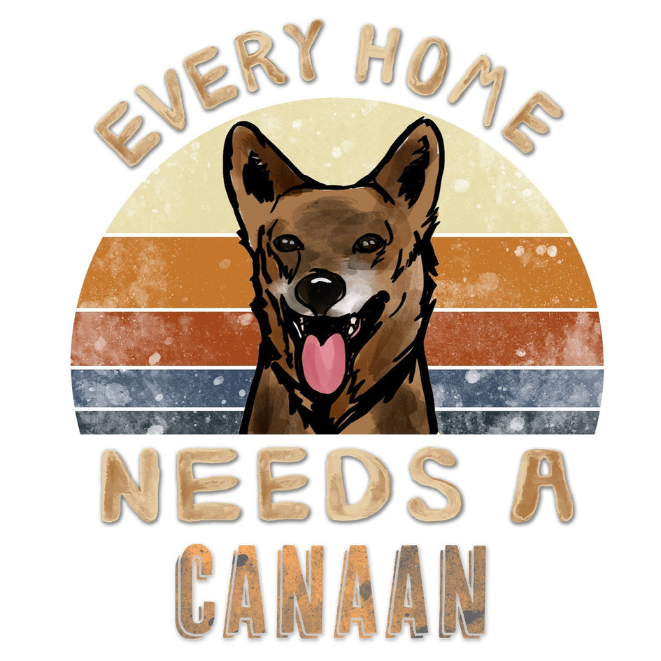 Every Home Needs a Canaan Dog - Women's V-Neck T-Shirt