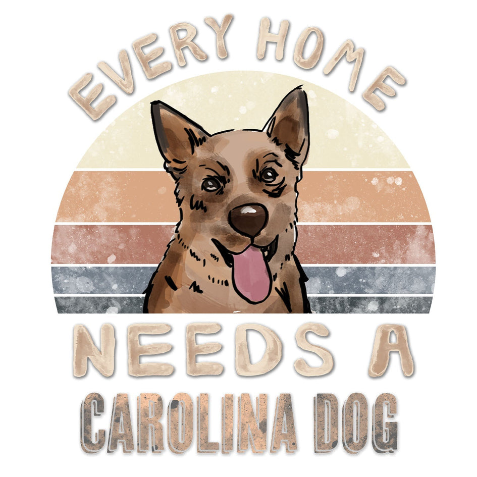 Every Home Needs a Carolina Dog - Women's V-Neck T-Shirt