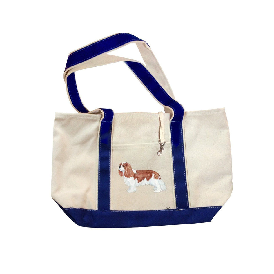 Hand-Painted Dog Breed Tote Bag - Herding Group