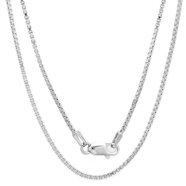 Solid Sterling Silver Box Chain