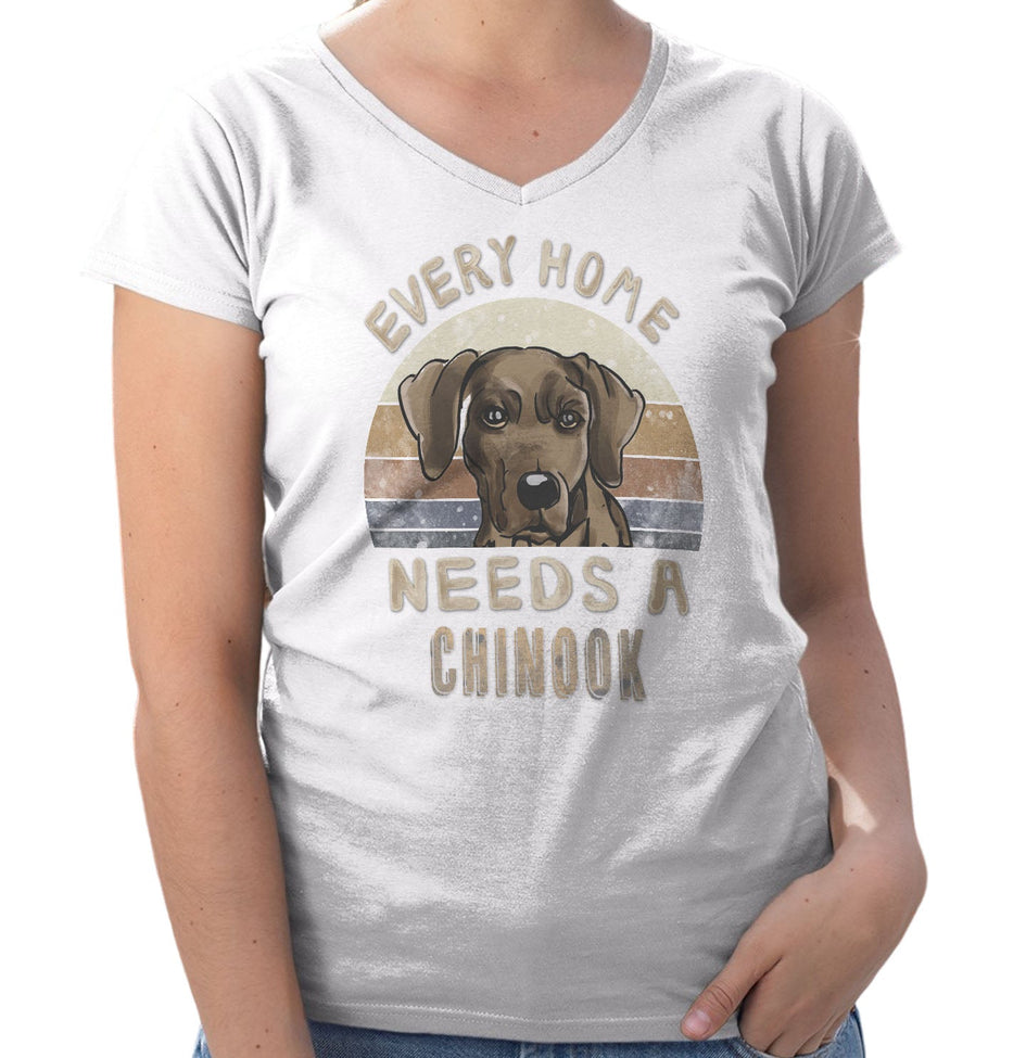 Every Home Needs a Chinook - Women's V-Neck T-Shirt