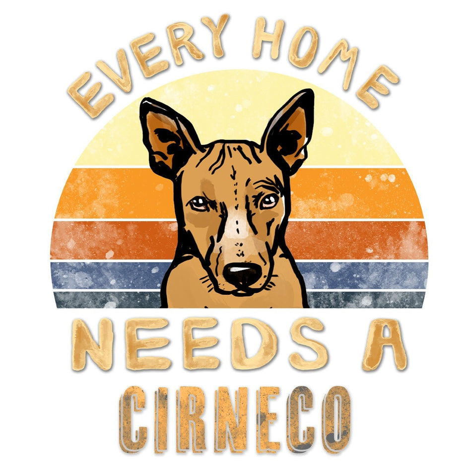 Every Home Needs a Cirneco dell Etna - Women's V-Neck T-Shirt