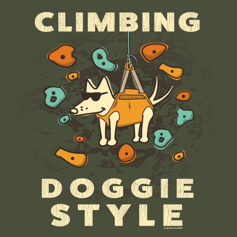 Climbing, Doggie Style - Sweatshirt Pullover Hoodie