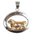 Clumber Spaniel Sterling & 14k Gold Jewelry