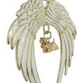 Cocker Spaniel Gold Plated Holiday Angel Wing Ornament