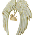 Cocker Spaniel Gold Plated Holiday Angel Wing Ornament