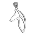 Collie Sterling Silver Cut Out Pendants