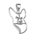Pembroke Welsh Corgi  Sterling Silver Cut Out Pendants