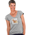 Corgi Love Text - Women's V-Neck T-Shirt