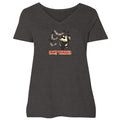 Count Barkula - Ladies Plus V-Neck Tee