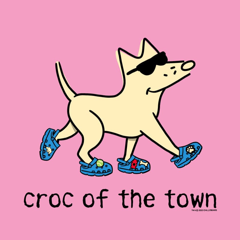 Croc Of The Town - Ladies T-Shirt V-Neck