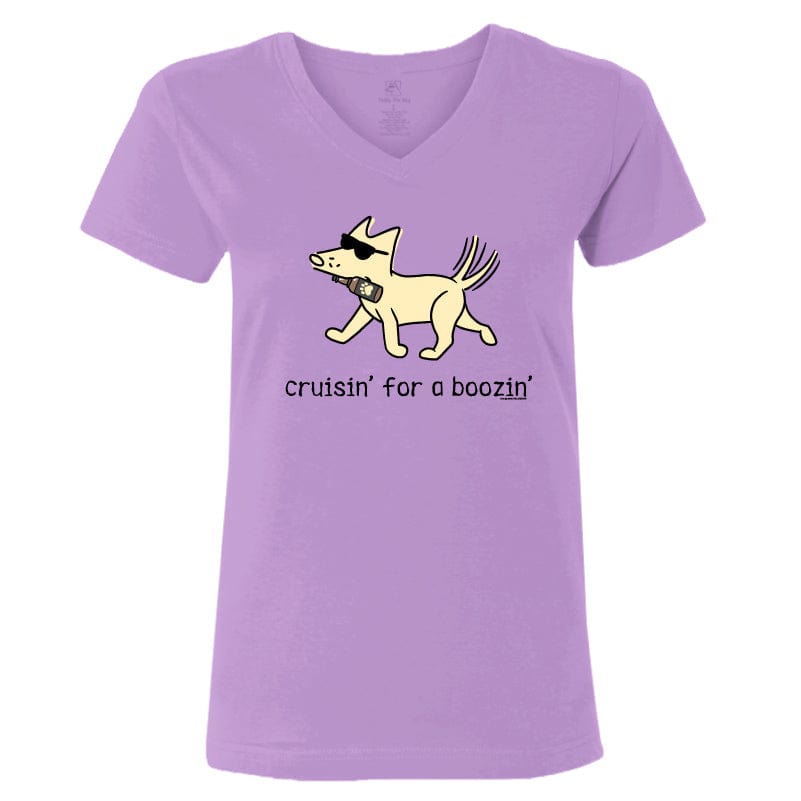 Cruisin For A Boozin - Ladies T-Shirt V-Neck