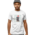 Dachshund (Black) Happy Howlidays Text - Adult Unisex T-Shirt