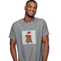 Dachshund (Red) Happy Howlidays Text - Adult Unisex T-Shirt