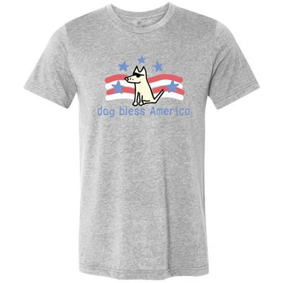 Dog Bless America - T-Shirt Lightweight Blend