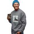 Doberman Pinscher Happy Howlidays Text - Adult Unisex Crewneck Sweatshirt