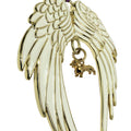 Dachshund Gold Plated Holiday Angel Wing Ornament
