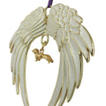 Dachshund Gold Plated Holiday Angel Wing Ornament