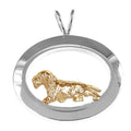 Dachshund Wirehaired Coat Sterling & 14k Gold Jewelry