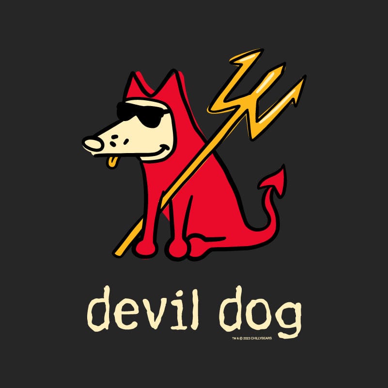 Devil Dog - Ladies T-Shirt V-Neck