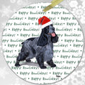 English Cocker Spaniel "Happy Howlidays" Ornament