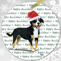 Entlebucher Mountain Dog "Happy Howlidays" Ornament
