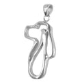 English Cocker Spaniel Sterling Silver Cut Out Pendants