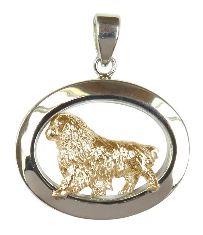 English Toy Spaniel Sterling & 14k Gold Jewelry