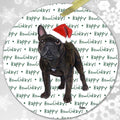 French Bulldog "Happy Howlidays" Ornament