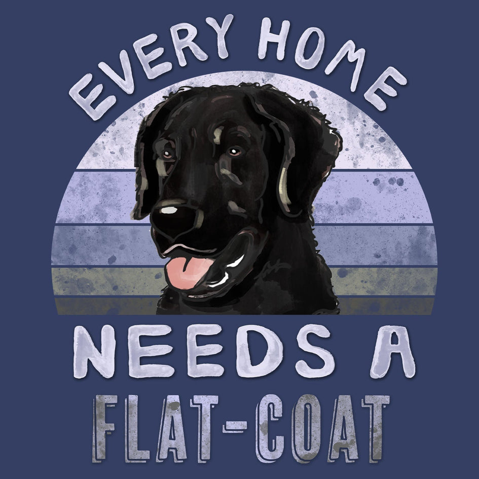 Every Home Needs a Flat-Coated Retriever - Adult Unisex Crewneck Sweatshirt