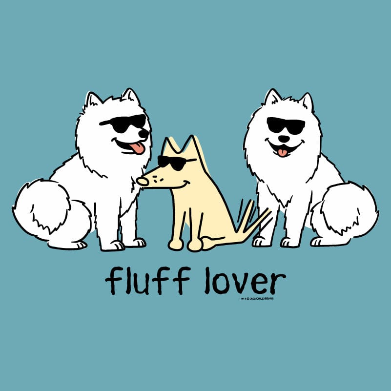 Fluff Lover - Ladies Curvy V-Neck Tee