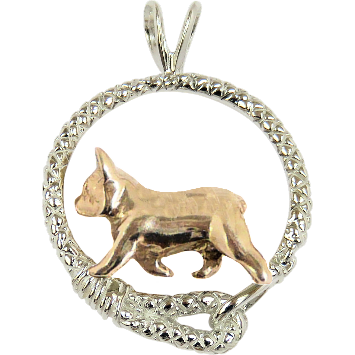 Amazon.com: French Bulldog Necklace - IBD - Personalize Name Date - Pendant  Size Options - Sterling Silver 14K Rose Gold Filled Charm : Handmade  Products