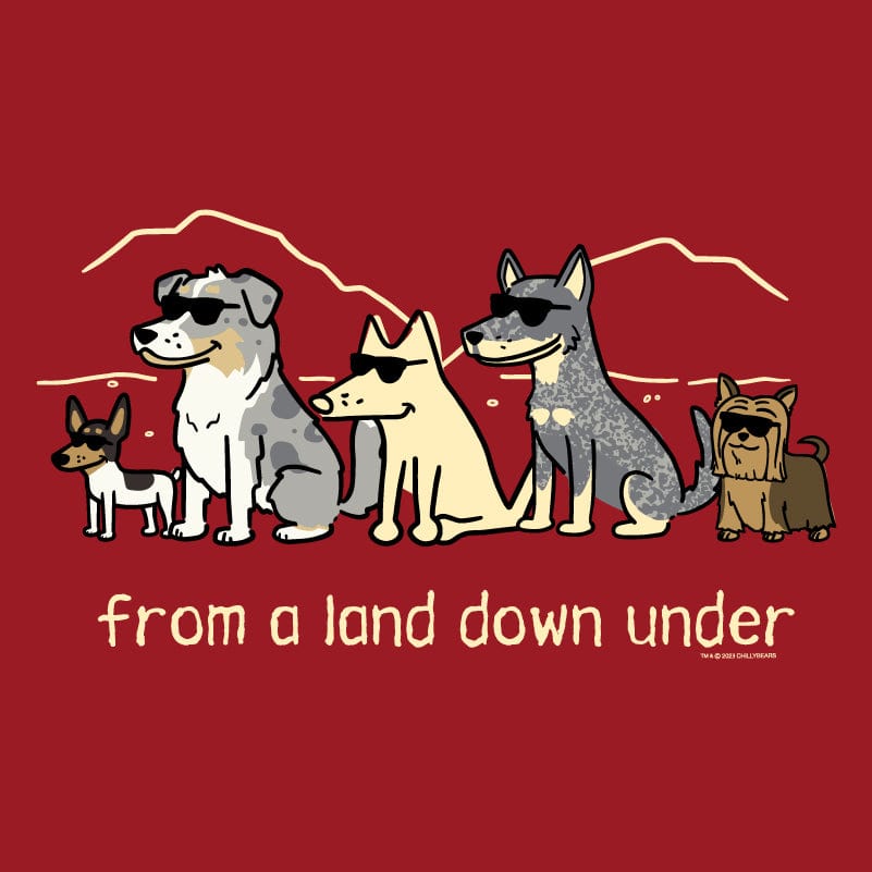 From A Land Down Under - Ladies T-Shirt V-Neck