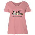 From A Land Down Under - Ladies Plus V-Neck Tee