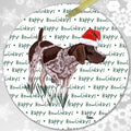 German Shorthaired Pointer "Happy Howlidays" Ornament