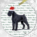 Giant Schnauzer "Happy Howlidays" Ornament