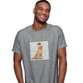 Golden Retriever Happy Howlidays Text - Adult Unisex T-Shirt