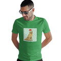 Golden Retriever Happy Howlidays Text - Adult Unisex T-Shirt