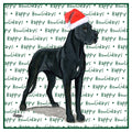 Great Dane Happy Howlidays Text - Women's V-Neck T-Shirt