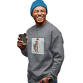Greyhound Happy Howlidays Text - Adult Unisex Crewneck Sweatshirt
