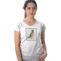 German Shepherd Dog Love Text - Women's V-Neck T-Shirt