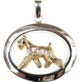 Giant Schnauzer Sterling & 14k Gold Jewelry