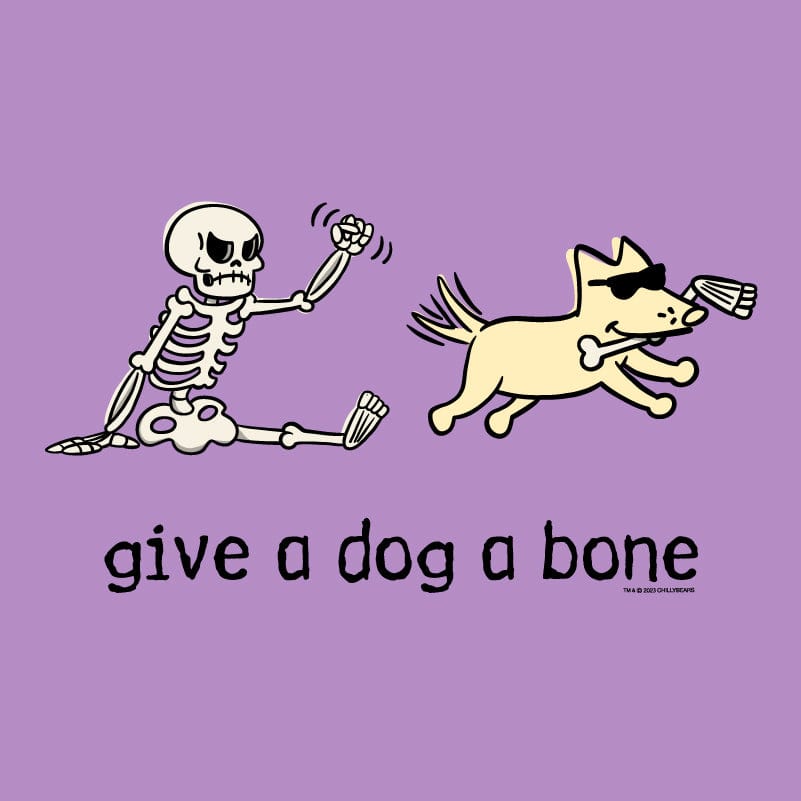 Give a Dog a Bone - Ladies T-Shirt V-Neck
