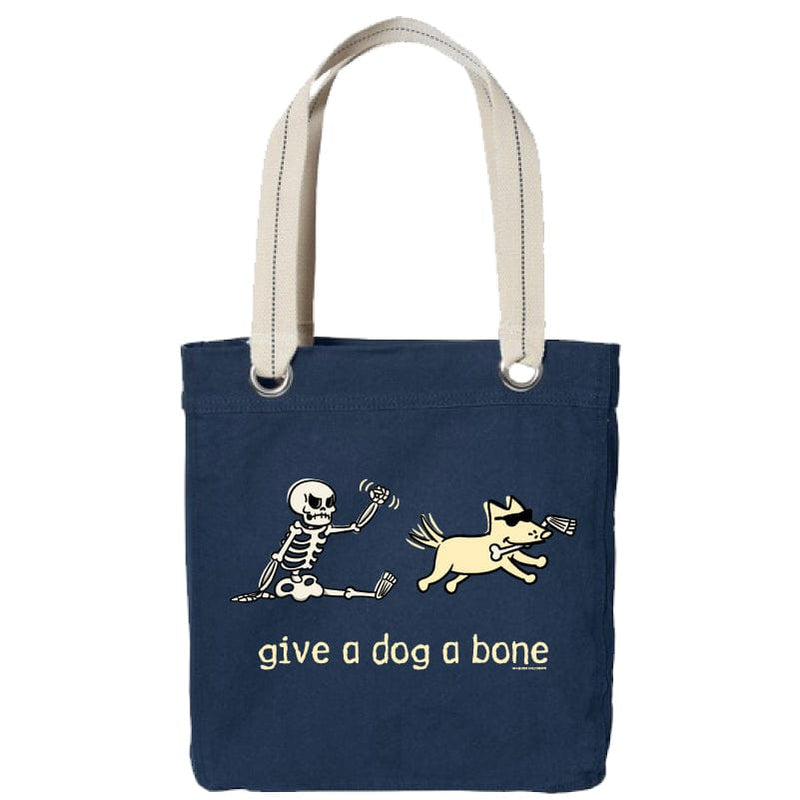 Give a Dog a Bone - Canvas Tote