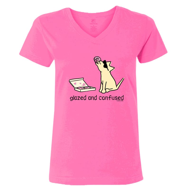Glazed And Confused - Ladies T-Shirt V-Neck