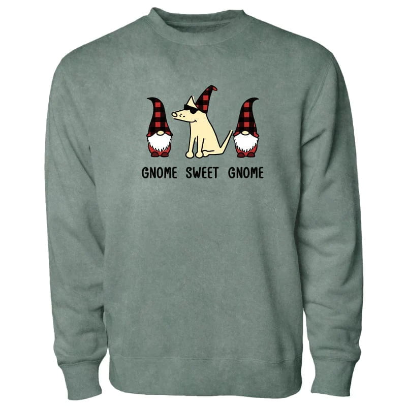 Gnome Sweet Gnome - Salt Wash Crewneck Sweatshirt