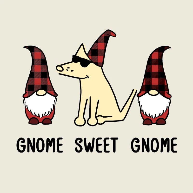 Gnome Sweet Gnome - Ladies T-Shirt V-Neck