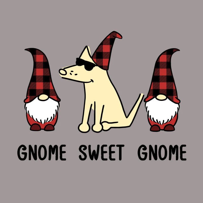 Gnome Sweet Gnome - Ladies Plus V-Neck Tee