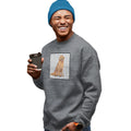 Golden Retreiver Love Text - Adult Unisex Crewneck Sweatshirt