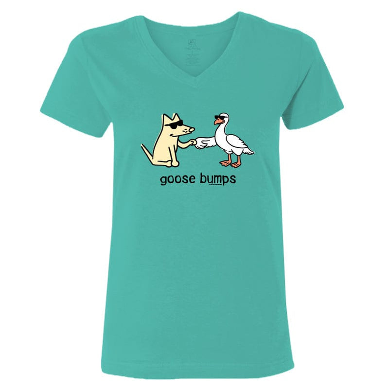 Goose Bumps - Ladies T-Shirt V-Neck